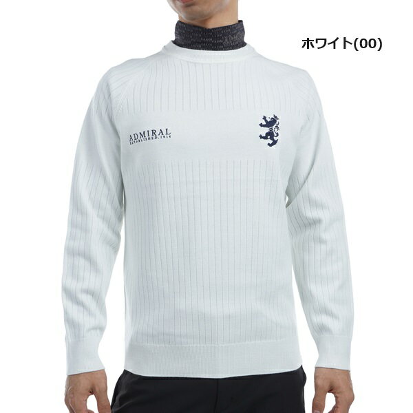 アドミラル ゴルフ メンズ ビックランパント クルーネックセーター ADMIRAL GOLF ADMA472 2024年秋冬モデル 2