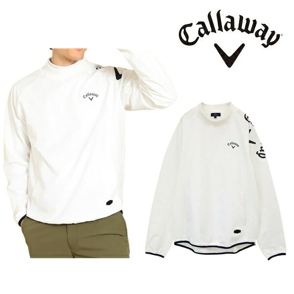 キャロウェイ ゴルフ メンズ ブルゾン 8WAYストレッチ シワポリエステルプルオーバーブルゾン C23215102 Callaway Golf 【2023年秋冬モデル】