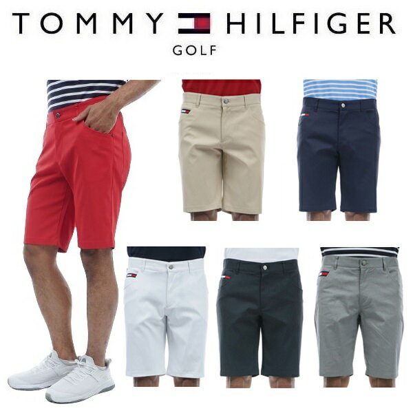 トミーヒルフィガー ゴルフ メンズ ベーシック ショートパンツ TOMMY HILFIGER THMA425 2024年春夏モデル