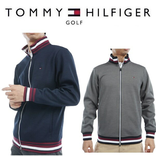トミーヒルフィガー ゴルフ メンズ スウェット ジャケット TOMMY HILFIGER GOLF THMA451 2024年秋冬モデル