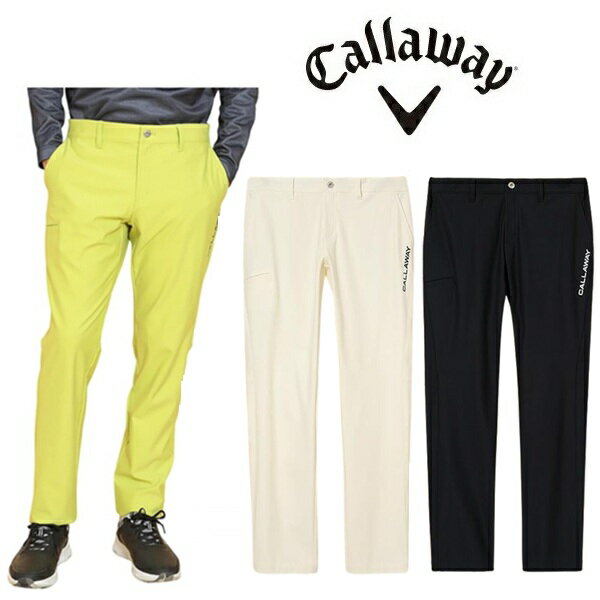 キャロウェイ メンズ ゴルフウェア ロングパンツ 8WAY ストレッチ 裏起毛ニット ツイル パンツ Callaway Golf C24226109