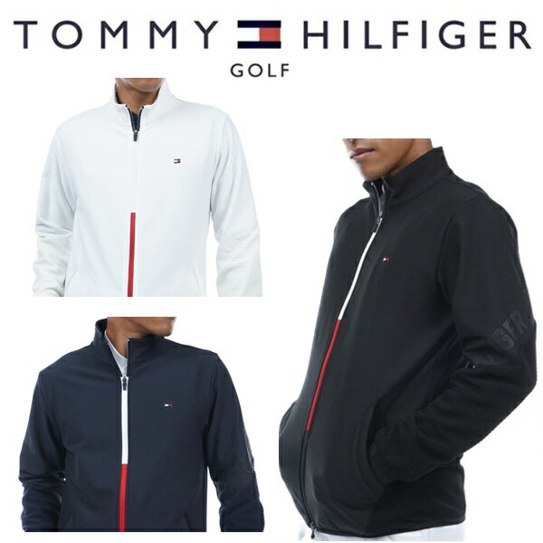 トミーヒルフィガー ゴルフ シグネチャープリントファスナー トラックジャケット TOMMY HILFIGER GOLF THMA390