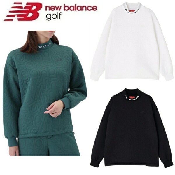 ニューバランス ゴルフ レディース テクスチャー モックネック プルオーバー New Balance Golf 012-526..