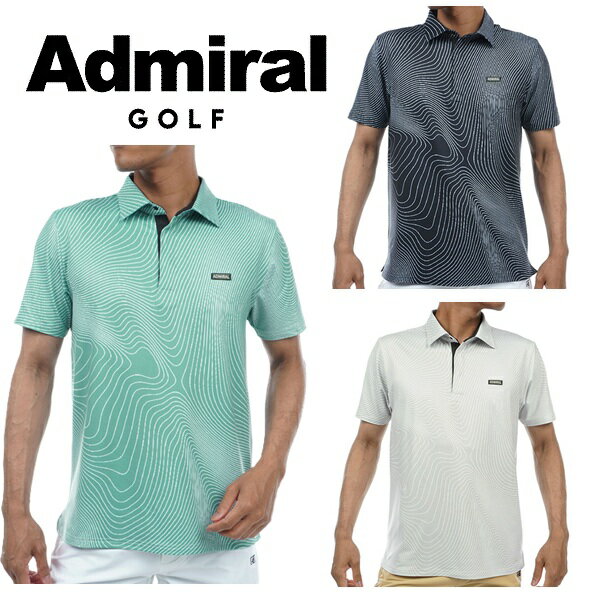 Rakuten - アドミラル ゴルフ メンズ カンターライン グラフィックSTシャツ ADMIRAL GOLF ADMA3A2