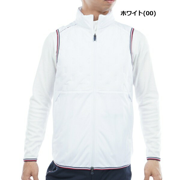 トミーヒルフィガー ゴルフ メンズ 高周波 中綿キルトベスト TOMMY HILFIGER GOLF THMA577 2025年秋冬モデル