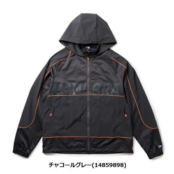 ニューエラ ゴルフ ウィンドジャケット パイピング チャコールグレー NEW ERA (14859898) 2026年春夏モデル