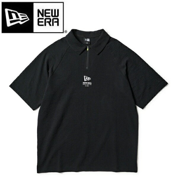 Rakuten - ニューエラ ゴルフ 半袖 ポロシャツ シアサッカー ブラック NEW ERA (14859911) 2026年春夏モデル