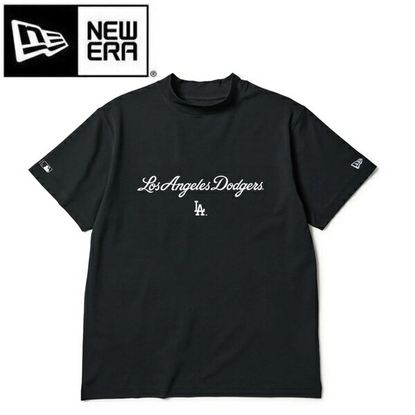 Shirts - ニューエラ ゴルフ 半袖 ミッドネック Tシャツ MLB ロサンゼルス・ドジャース ブラック NEW ERA (14859925) 2026年春夏モデル