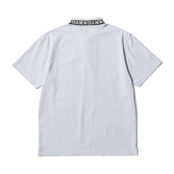ニューエラ ゴルフ 半袖 ポロシャツ 鹿の子 Collar Logo ホワイト NEW ERA (148599...