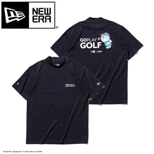樂天商城 - ニューエラ ゴルフ 半袖 鹿の子 ミッドネック Tシャツ ドラえもん ネイビー NEW ERA (14935373) 2026年春夏モデル