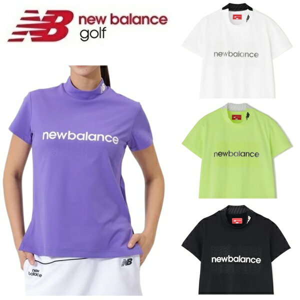 乐天商城 - ニューバランス ゴルフ レディース シャツ 半袖 モックネック プルオーバー New Balance Golf 012-6166501 2026年春夏モデル