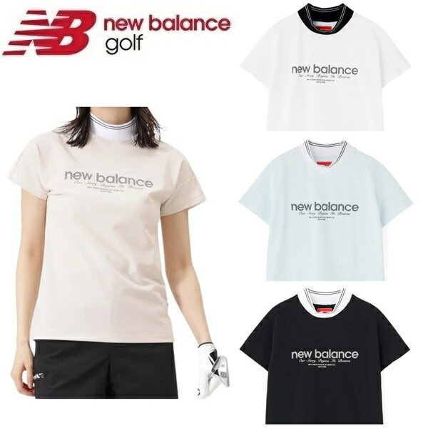 Rakuten - ニューバランス ゴルフ レディース シャツ UV 防透 速乾 半袖 モックネック プルオーバー New Balance Golf 012-6166506 2026年春夏モデル