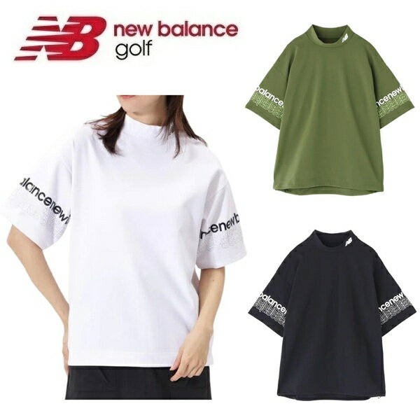 樂天商城 - ニューバランス ゴルフ レディース シャツ ハーフスリーブ モックネック プルオーバー New Balance Golf 012-6166509 2026年春夏モデル