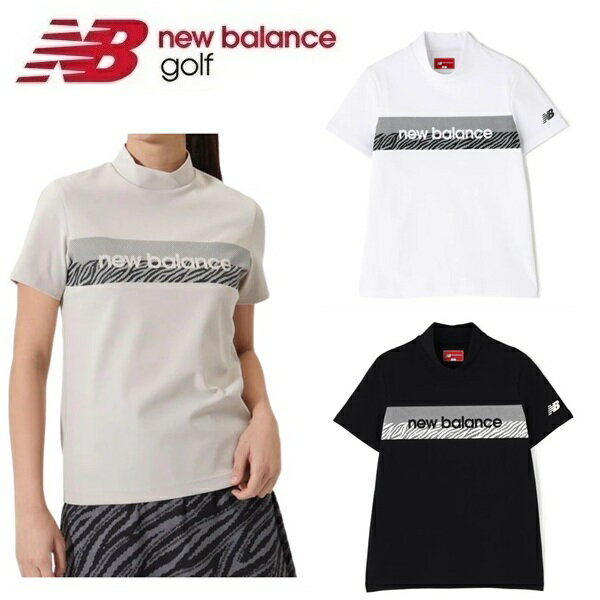 樂天商城 - ニューバランス ゴルフ レディース シャツ 半袖 モックネック プルオーバー New Balance Golf 012-6166510 2026年春夏モデル