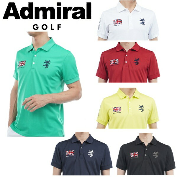 Rakuten - アドミラル ゴルフ メンズ フラッグ ポロシャツ ADMIRAL GOLF ADMA614 2026年春夏モデル
