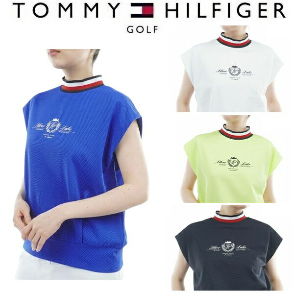 乐天商城 - トミーヒルフィガー ゴルフ レディース フレンチコクーン モックネックシャツ TOMMY HILFIGER GOLF THLA621 2026年春夏モデル