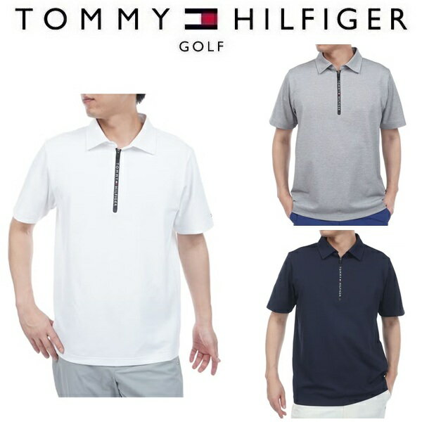 Rakuten - トミーヒルフィガー ゴルフ メンズ レイブロックワッフル 半袖シャツ TOMMY HILFIGER THMA633 2026年春夏モデル