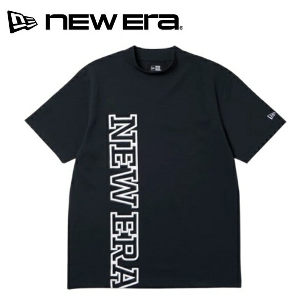 Rakuten - ニューエラ ゴルフ 半袖 ミッドネック Tシャツ 鹿の子 Vertical Logo ブラック NEW ERA (14859922) 2026年春夏モデル