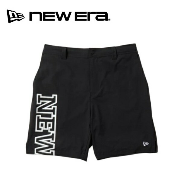 樂天商城 - ニューエラ ゴルフ ショートパンツ Turf & Surf Shorts Outline Logo ブラック NEW ERA (14859948) 2026年春夏モデル