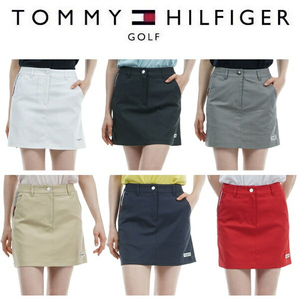 乐天商城 - トミーヒルフィガー ゴルフ レディース ツイル ベーシックスカート TOMMY HILFIGER THLA425 春夏モデル