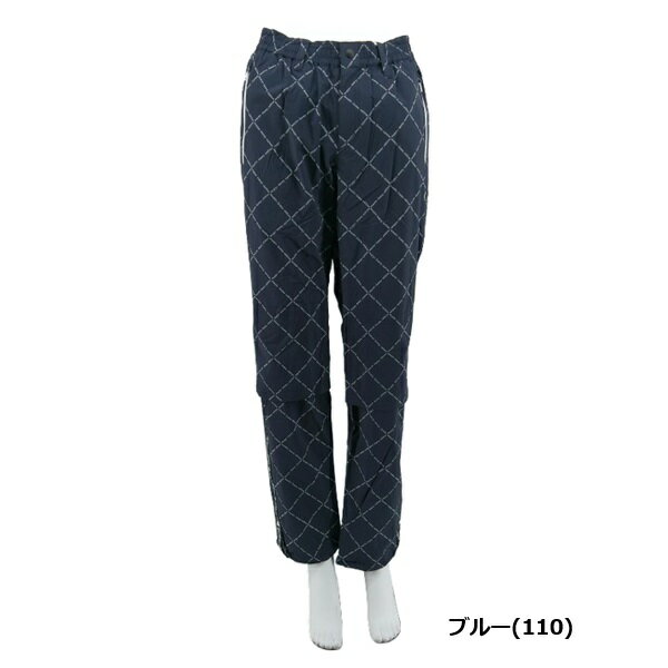 マスターバニーエディション レディース レインウェア ダイヤロゴプリント ナノリップ レインパンツ MASTER BUNNY EDITION 758-0989404