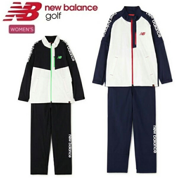 ニューバランス ゴルフ レディース レインウェア 上下セット New Balance Golf 01