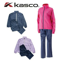 キャスコ ゴルフ レインウェア レディース 上下セット 収納ポーチ付き kasco KSRWL-002