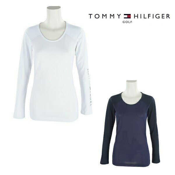 トミーヒルフィガー ゴルフ レディース TH Uネック長袖インナーシャツ TOMMY HILFIGER THLA215