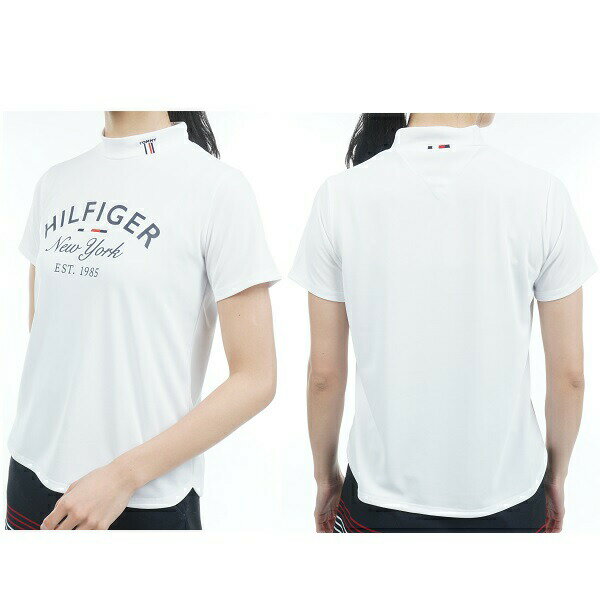 トミーヒルフィガー ゴルフ レディース アーチロゴ モックネックシャツ TOMMY HILF...