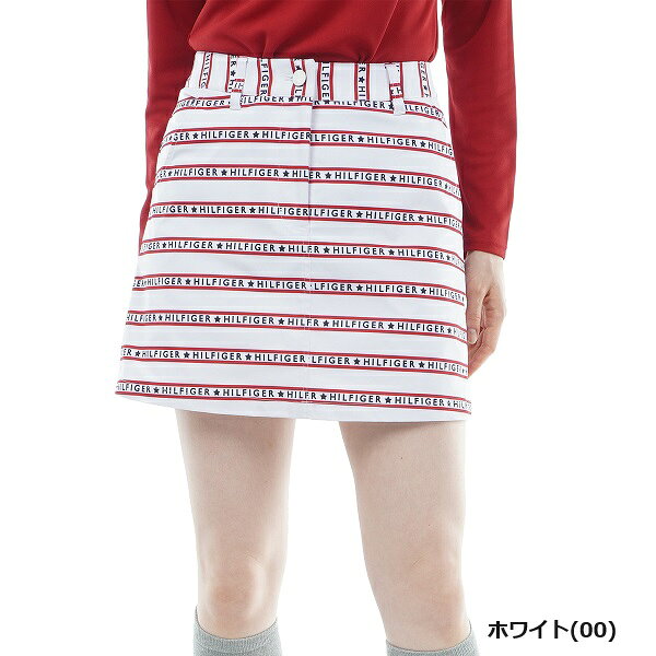 トミーヒルフィガー ゴルフ レディース ロゴストライプ スカート TOMMY HILFIGER GOLF THLA353 秋冬モデル