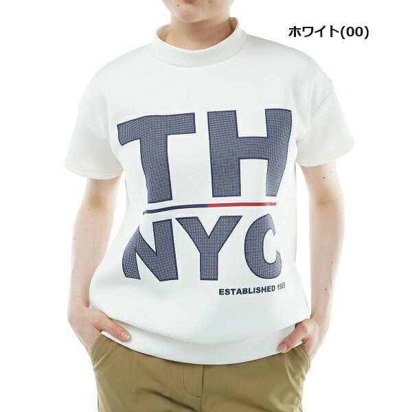 トミーヒルフィガー ゴルフ レディース ビッグロゴ モックシャツ TOMMY HILFIGER GOLF THLA360