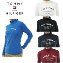 トミーヒルフィガー ゴルフ レディース アーチロゴ LSタートルシャツ TOMMY HILFIGER GOLF THLA380 2023年秋冬モデル(4)