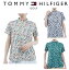 トミーヒルフィガー ゴルフ レディース THモノグラム 半袖モックシャツ TOMMY HILFIGER GOLF THLA402 2024年春夏モデル