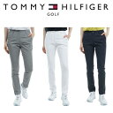 トミーヒルフィガー ゴルフ レディース ツイル ベーシックロングパンツ TOMMY HILFIGER THLA427 2024年春夏モデル