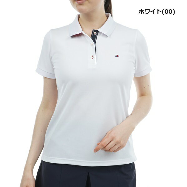 トミーヒルフィガー ゴルフ レディース ベーシックフラッグ ポロシャツ TOMMY HILFIGER GOLF THLA439 2024年春夏モデル