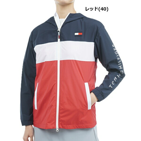 トミーヒルフィガー ゴルフ レディース サイドオープン ウィンドジャケット TOMMY HILFIGER GOLF THLA309