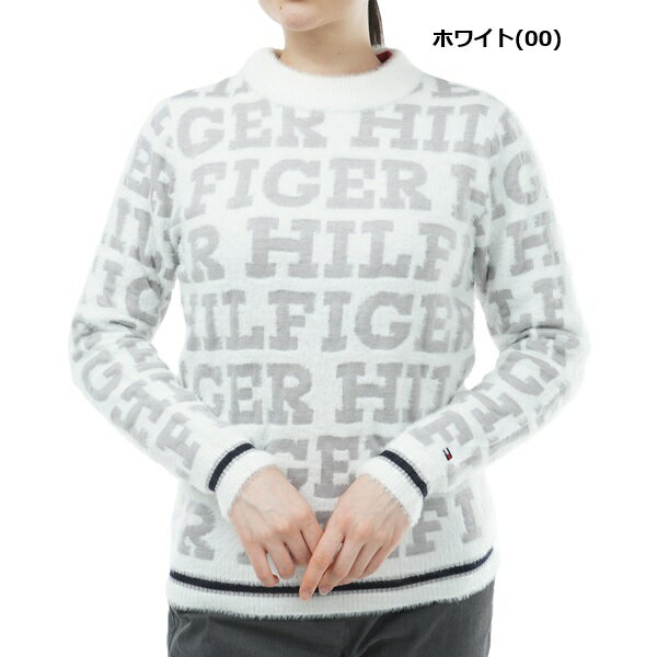 トミーヒルフィガー ゴルフ レディース トーナルロゴ ボトルネックセーター TOMMY HILFIGER GOLF THLA377