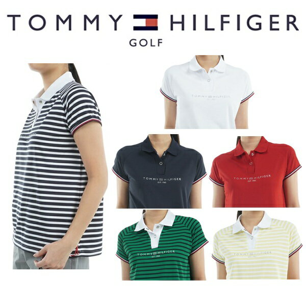 Rakuten - トミーヒルフィガー ゴルフレディース フロントロゴ フレンチスリーブポロシャツTOMMY HILFIGER THLA511 2025年春夏モデル