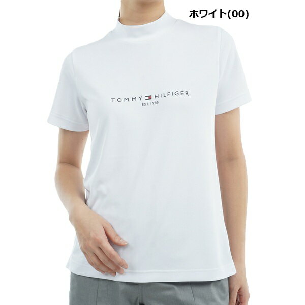 トミーヒルフィガー ゴルフレディース フロントロゴ 半袖モックネックシャツ TOMMY HILFIGER THLA512 2025年春夏モデル