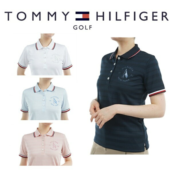 Other - トミーヒルフィガー ゴルフレディース サークルロゴ ワンポイント半袖ポロシャツ TOMMY HILFIGER THLA523 2025年春夏モデル