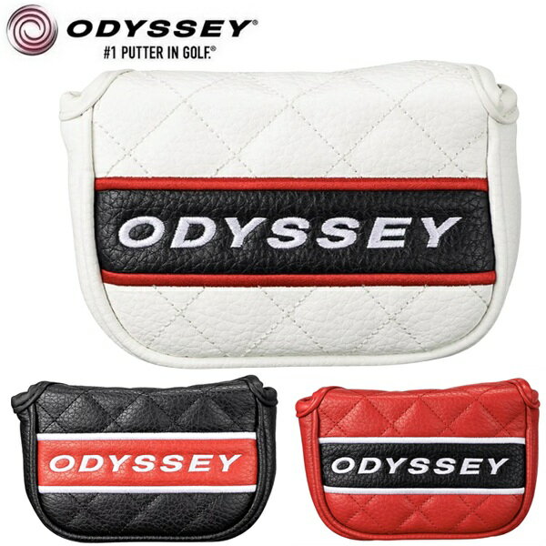 Putter. - オデッセイ ゴルフ パターカバー オーセンティック マレット パターカバー スモール 26 JM Odyssey Authentic Mallet Putter Cover S 26 JM