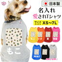 犬 服 オーダーメイド 犬の服 名前入り 名入れ国産Tシャツ レオパードベージュ パターン 秋冬 男の子 春夏 いぬ 女の子 中型犬 小型犬 おしゃれ かわいい...