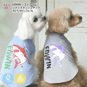 涼しげなメッシュ素材でお散歩も快適【クール&虫よけ加工】 犬 服 EDWIN エドウィン シャークメッシュタンク 小型犬〜中型犬対応 男の子、女の子の着せやすい...