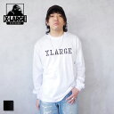 XLARGE (エクストララージ) MILITARY LOGO L/S TEE (101241011006) メンズ ロングスリーブ Tシャツ ロンT クルーネック ロゴ シンプル カジュアル ストリート ミリタリーロゴ