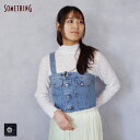 SOMETHING (サムシング) atelier SOMTHIG DENIM BUSTIER (SAT001-94) サムシング レディス デニム ビスチェ トレンド かわいい