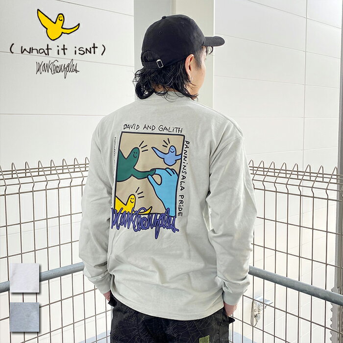 (What it isNt) ART BY MARKGONZALES ワット イット イズント MG L/S PRINT TEE (2H714320) メンズ レディース ユニセックス トップス ロンT 長袖 プリント ストリート カジュアル レギュラーサイズ