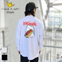 (What it isNt) ART BY MARKGONZALES (ワット イット イズント) MG L/S PRINT BIG TEE (2H714328） メンズ レディース ユニセックス トップス Tシャツ ロンT 長袖 ワイド プリント ストリート カジュアル ゆったり オーバーサイズ ビッグシルエット