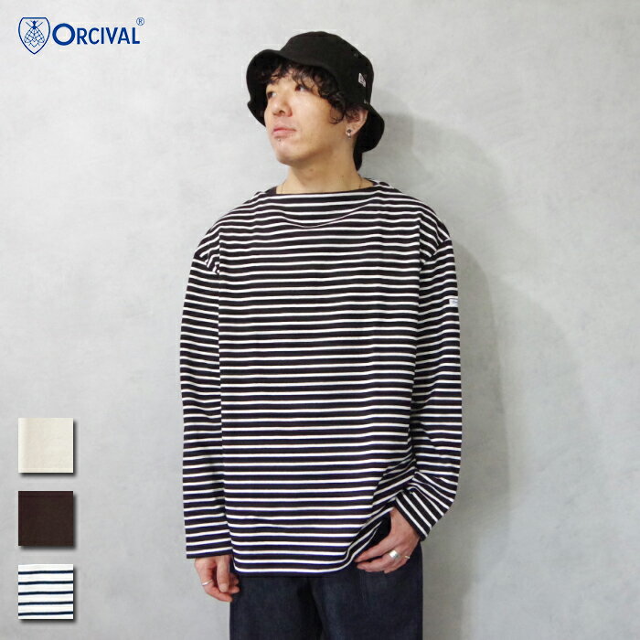 ORCIVAL (オーシバル・オーチバル) BOAT NECK L/S P.O. (CLNED13/