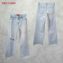 RED CARD (レッドカード) FREDDIE -SKYLIGHT DAMAGE- (12448301SKD) レディース ボトムス パンツ デニム ワイド...