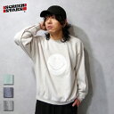 SCREEN STARS (スクリーンスターズ) スマイリーフェイス クルーネック スウェット (2323502SSSF1) ユニセックス レディース メンズ ...